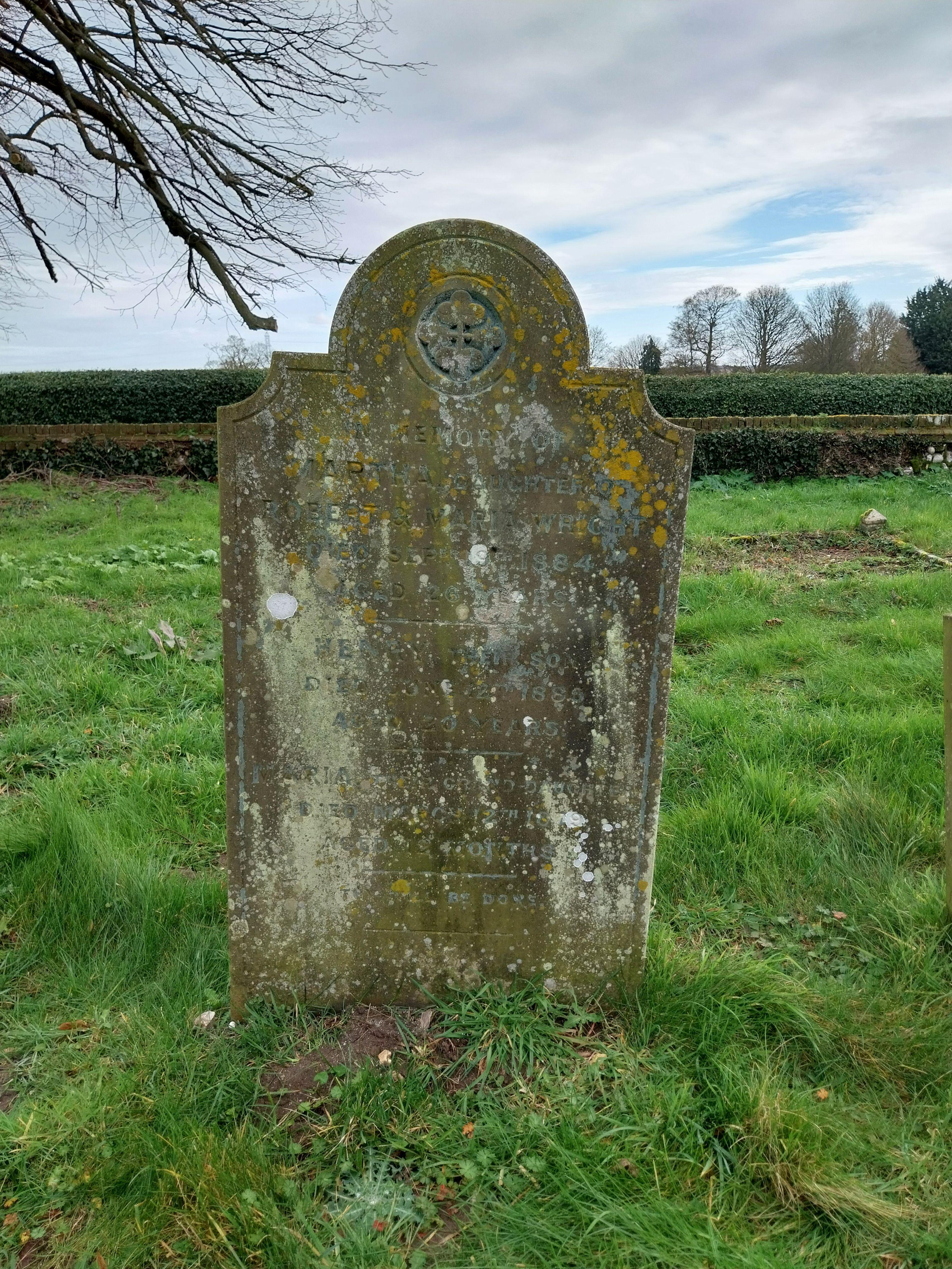 Grave image for WRIGHT, Martha