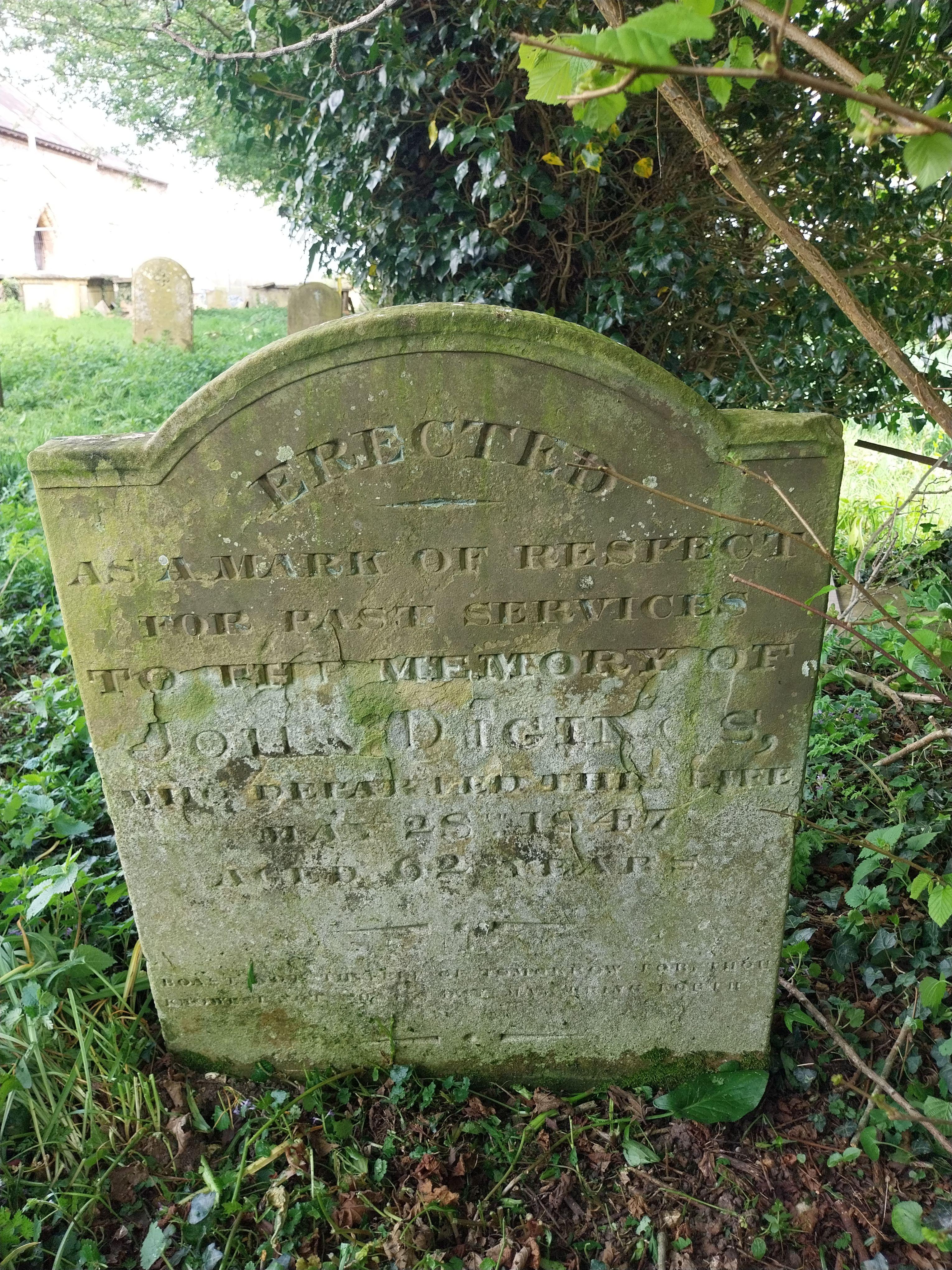 Grave image for DIGGENS, John
