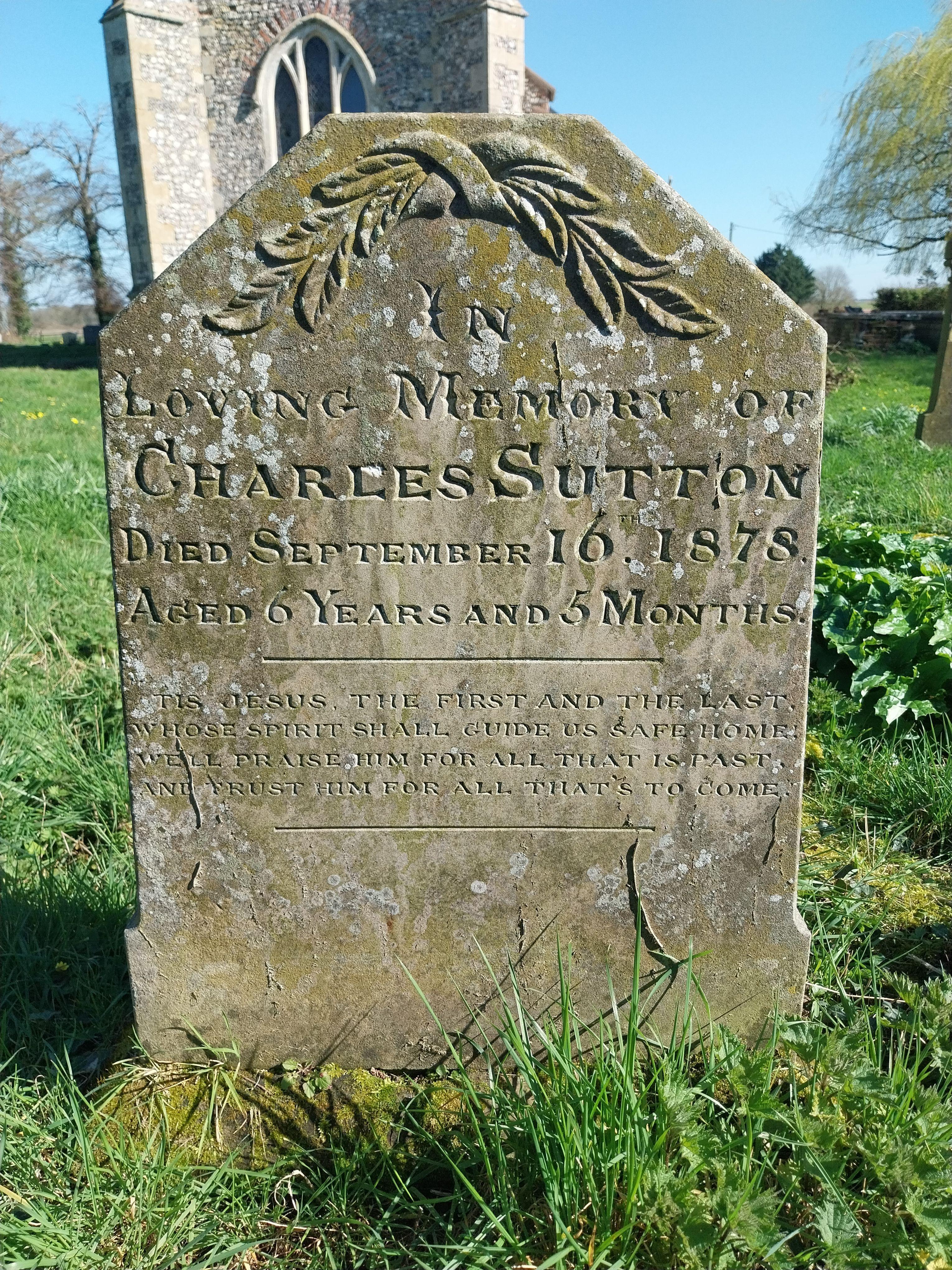 Grave image for SUTTON, Charles