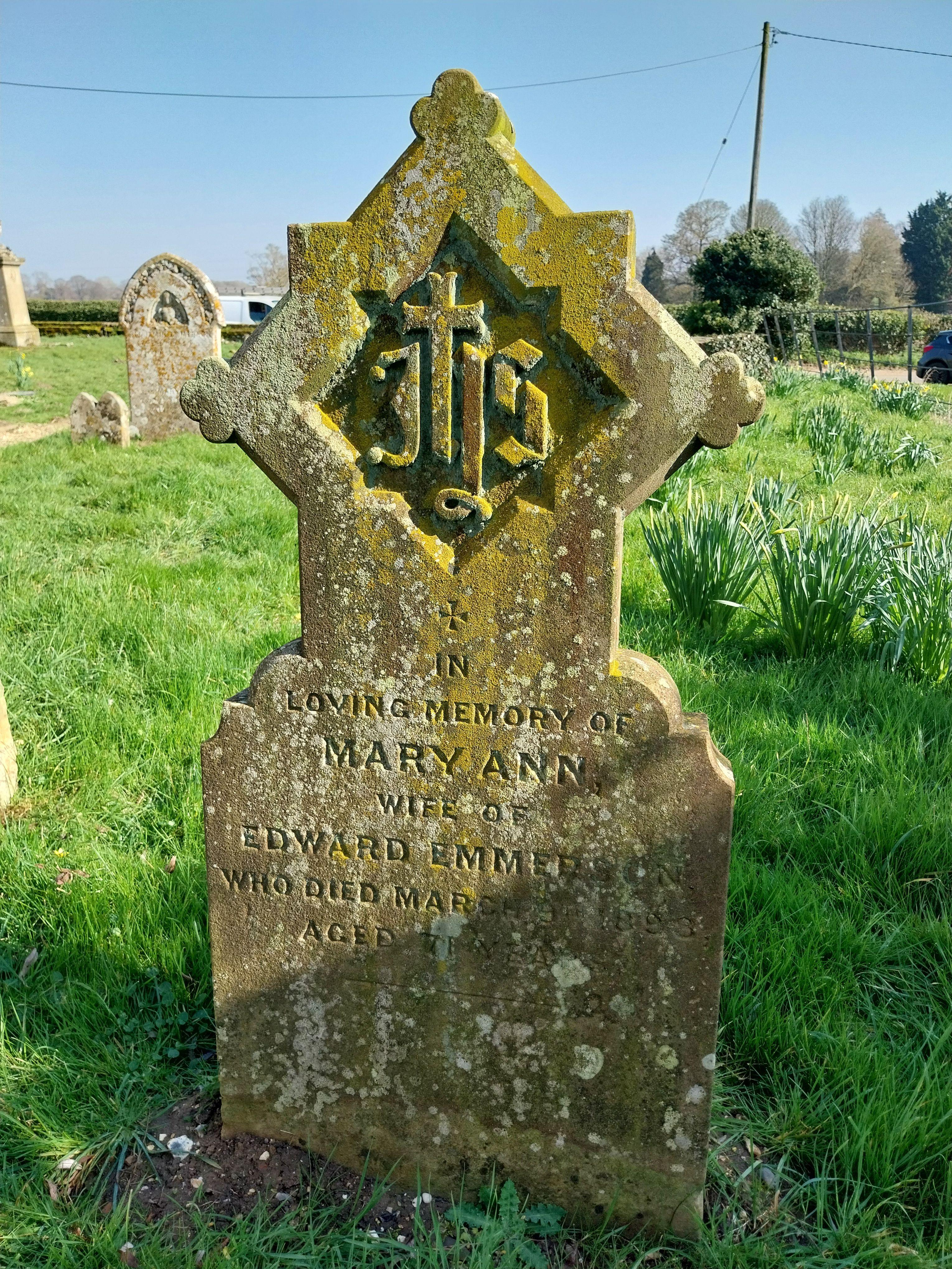 Grave image for EMMERSON, Mary Ann