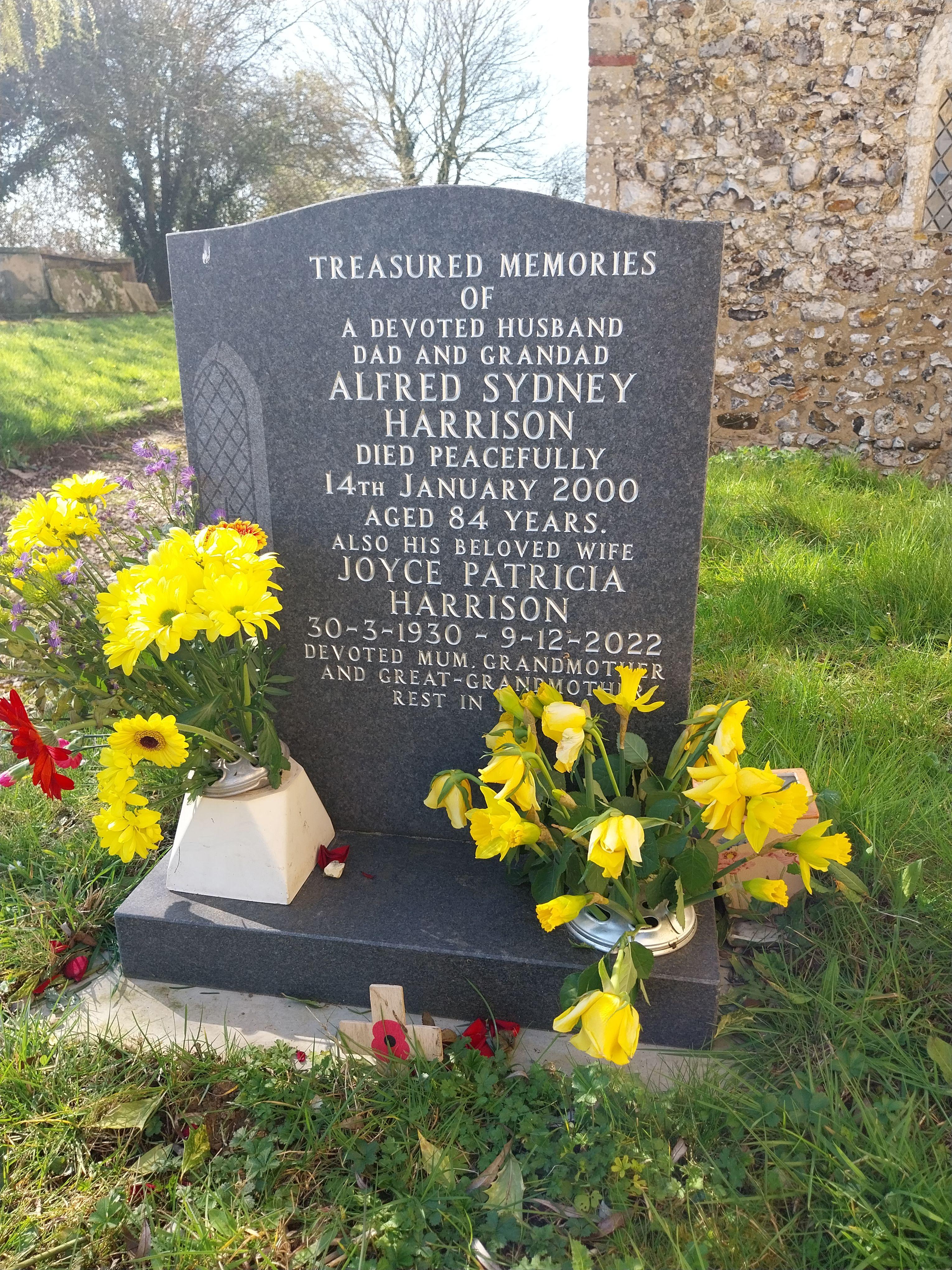 Grave image for HARRISON, Alfred Sydney